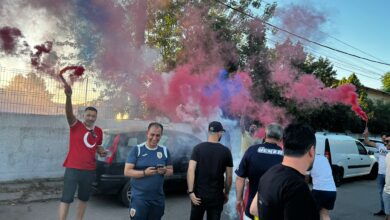 Photo of Atmosferă incredibilă a suporterilor turci din Pitești